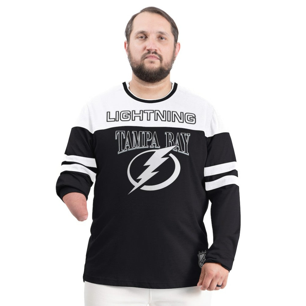 Tampa Bay Lightning G-III Sports by Carl Banks Adaptive Wear Outlast Durene Long-Sleeve T-Shirt - Black | NHL near me