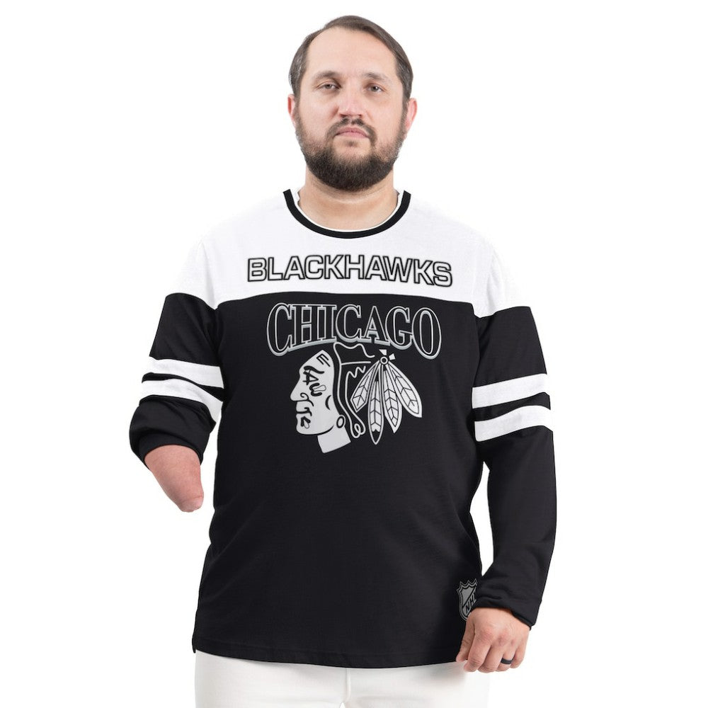Chicago Blackhawks G-III Sports by Carl Banks Adaptive Wear Outlast Durene Long-Sleeve T-Shirt - Black | NHL sale