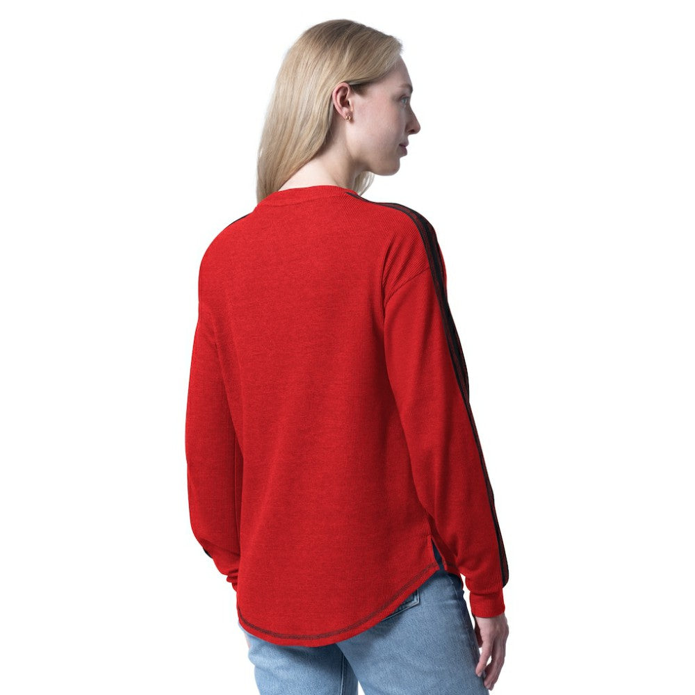 Detroit Red Wings G-III 4Her by Carl Banks Women's Advantage Thermal Long-Sleeve Tri-Blend T-Shirt - Red | NHL discount
