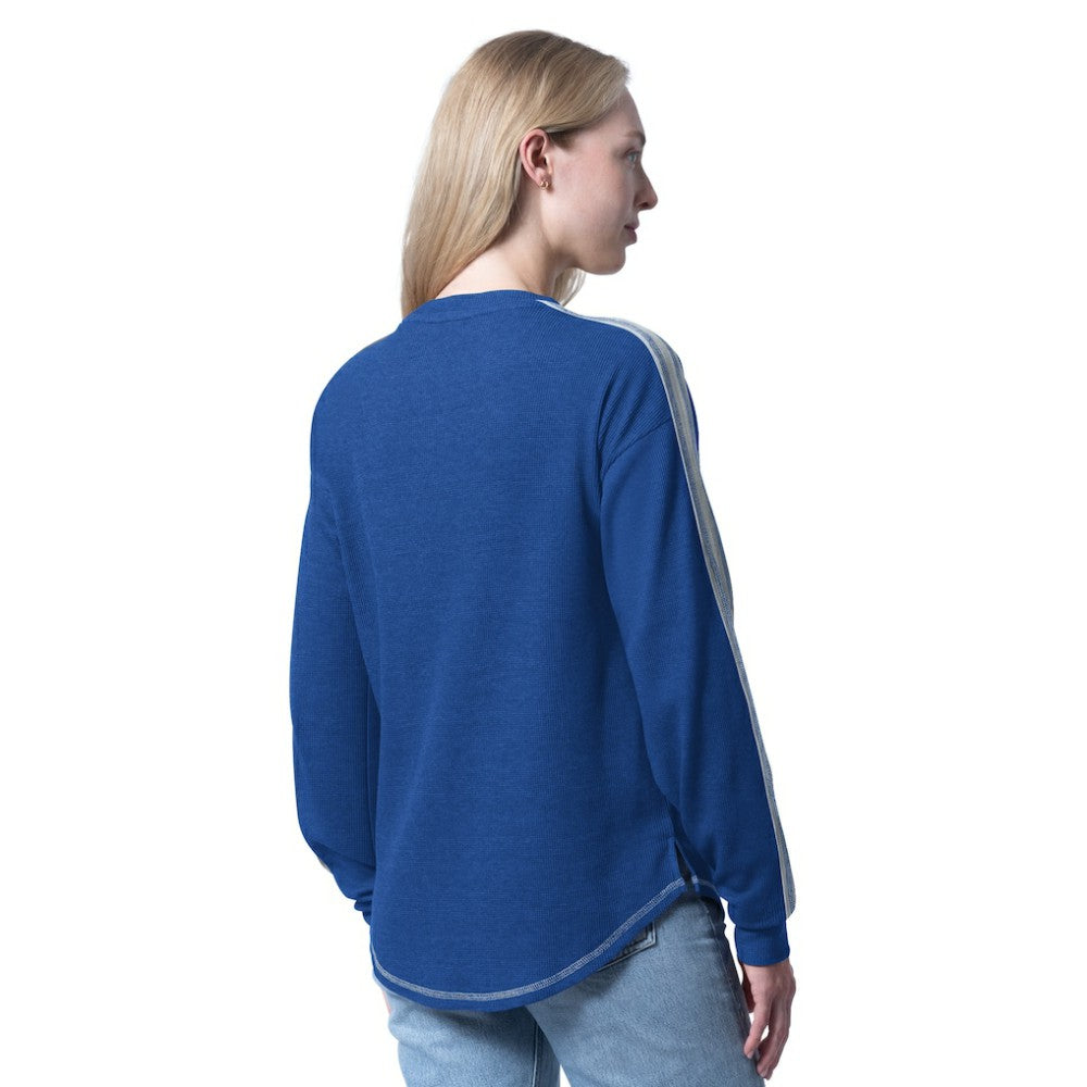 Tampa Bay Lightning G-III 4Her by Carl Banks Women's Advantage Thermal Long-Sleeve Tri-Blend T-Shirt - Blue | NHL online