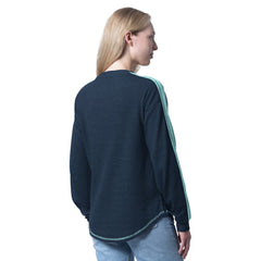 Seattle Kraken G-III 4Her by Carl Banks Women's Advantage Thermal Long-Sleeve Tri-Blend T-Shirt - Deep Sea Blue | NHL online