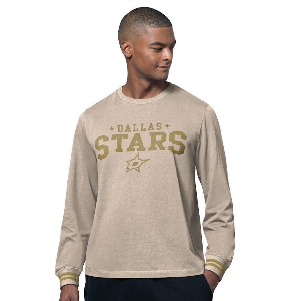Dallas Stars Starter Field Long Sleeve T-Shirt - Tan | NHL discount