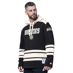 Boston Bruins Starter Slapshot Fashion Hoodie - Black | NHL near me