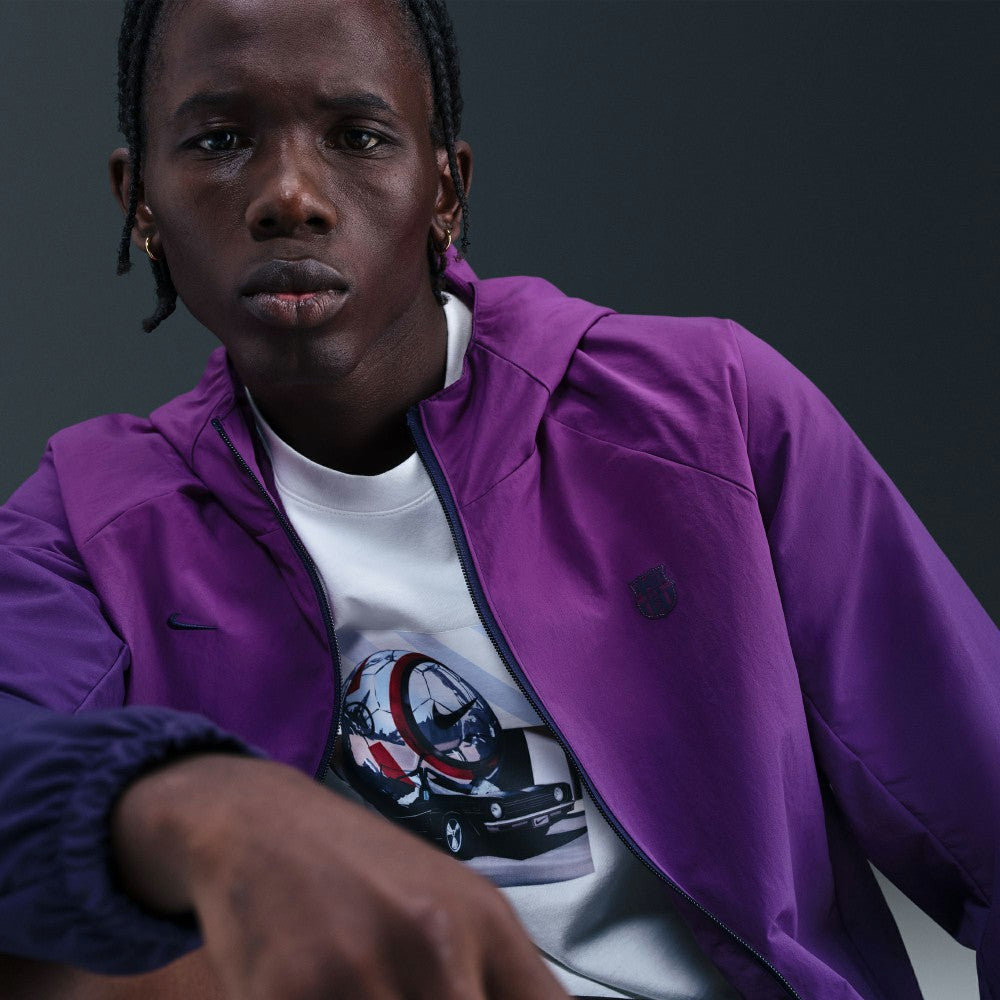 Nike - Barcelona AWF Woven Full-Zip Jacket - Purple