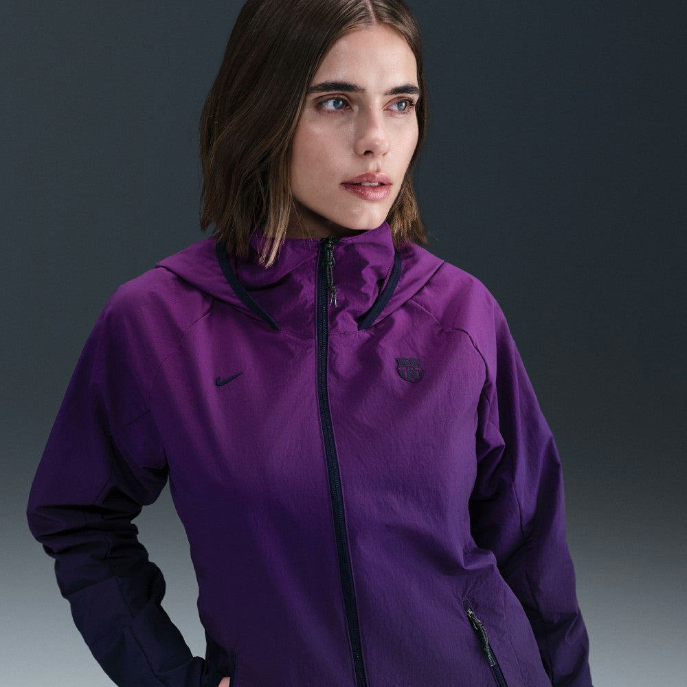 Nike - Barcelona Women's AWF Woven Full-Zip Jacket - Purple