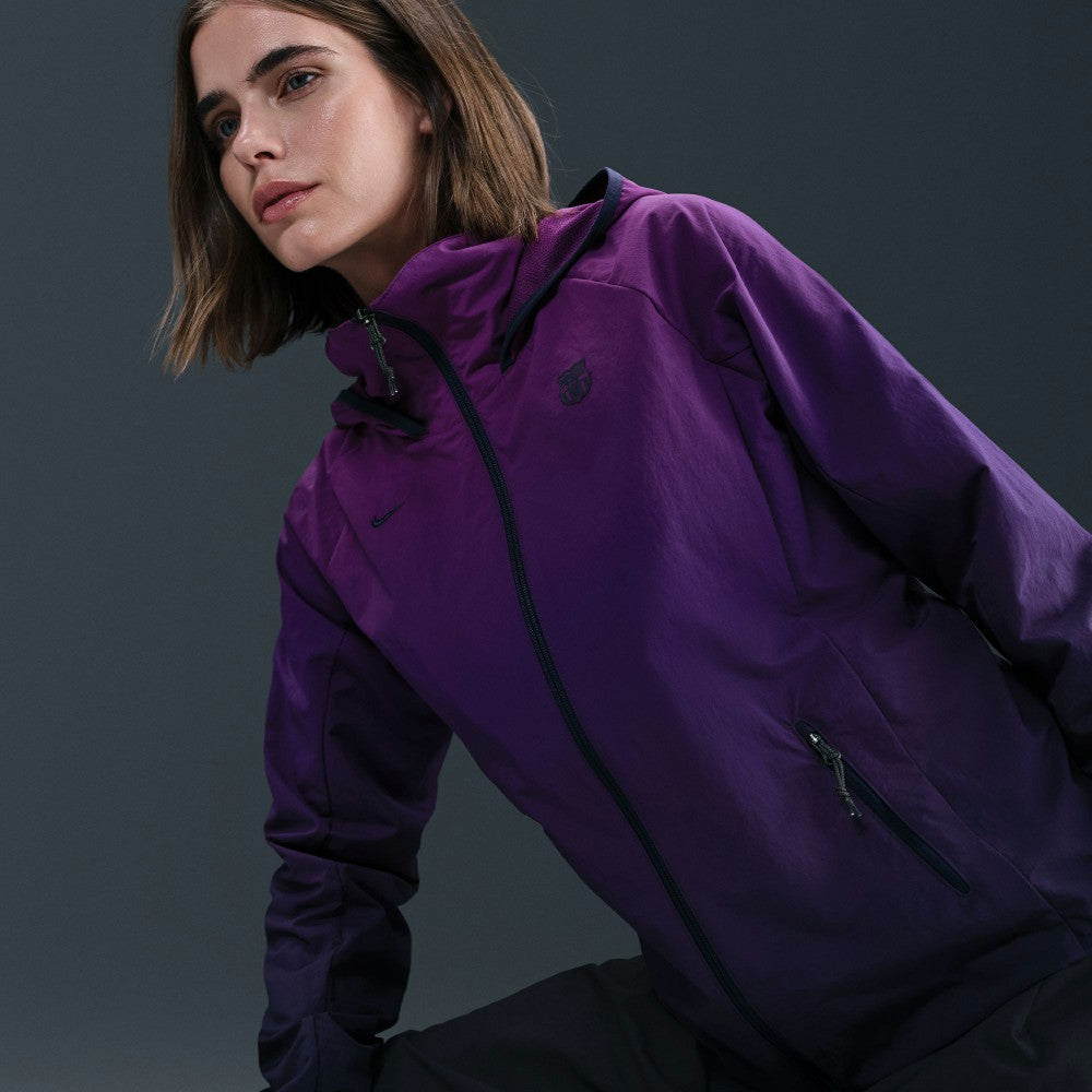 Nike - Barcelona Women's AWF Woven Full-Zip Jacket - Purple