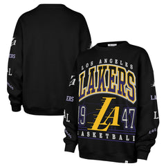47 brand Los Angeles Lakers '47 Women's 2025/26 City Edition Go Big Oversized Sweatshirt Black