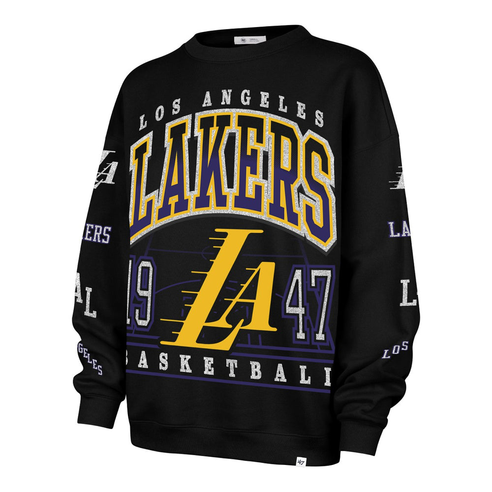 47 brand Los Angeles Lakers '47 Women's 2025/26 City Edition Go Big Oversized Sweatshirt Black