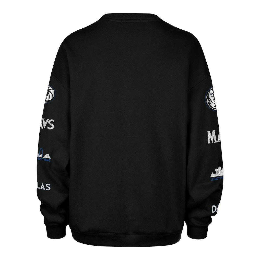 47 brand Dallas Mavericks '47 Women's 2025/26 City Edition Go Big Oversized Sweatshirt Black