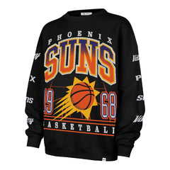 47 brand Phoenix Suns '47 Women's 2025/26 City Edition Go Big Oversized Sweatshirt Black