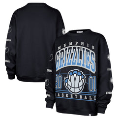 47 brand Memphis Grizzlies '47 Women's 2025/26 City Edition Go Big Oversized Sweatshirt Navy