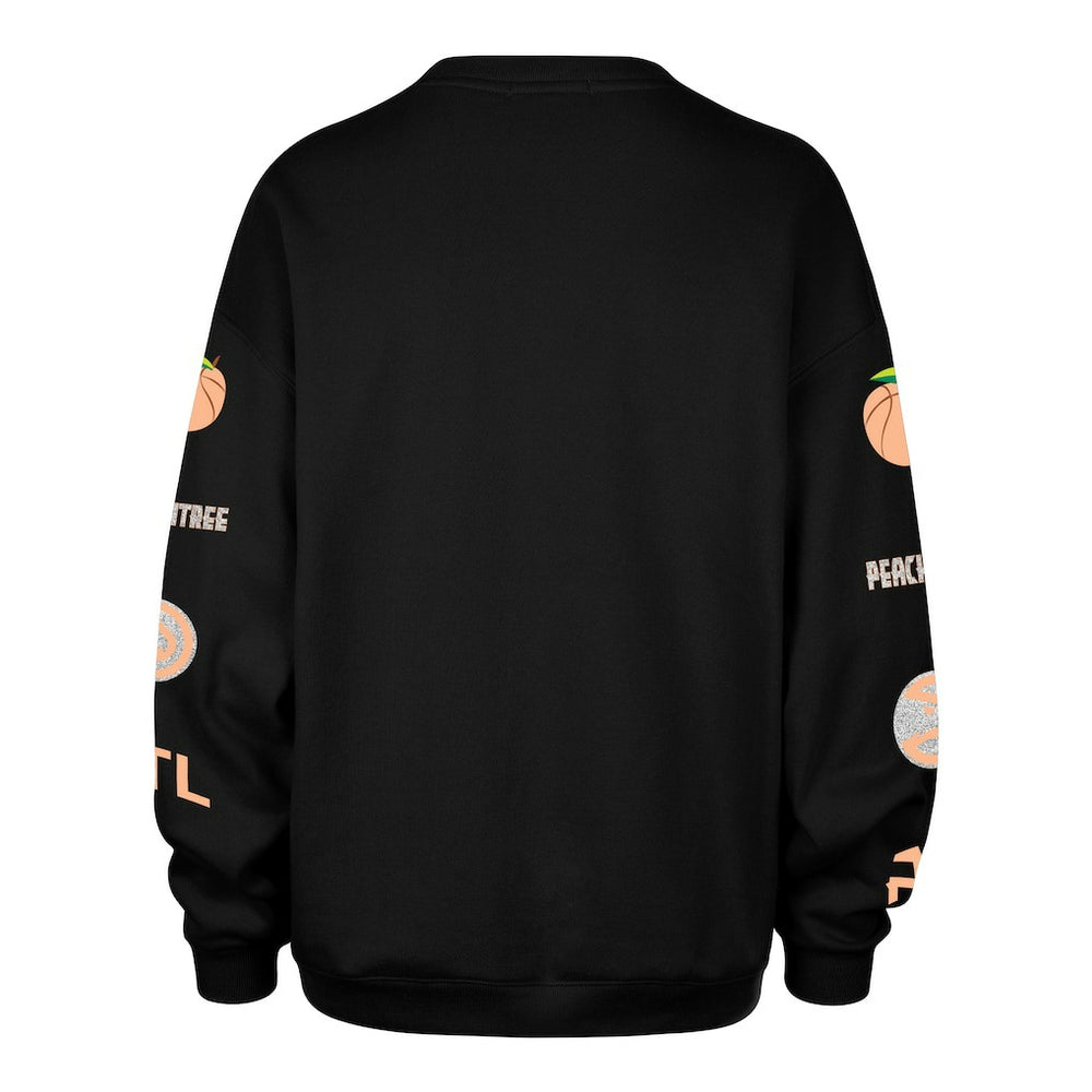 47 brand Atlanta Hawks '47 Women's 2025/26 City Edition Go Big Oversized Sweatshirt Black