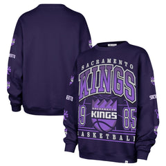 47 brand Sacramento Kings '47 Women's 2025/26 City Edition Go Big Oversized Sweatshirt Purple