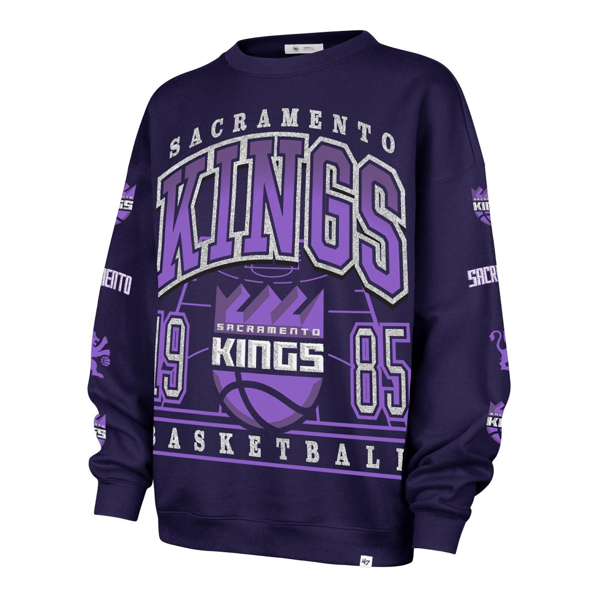 47 brand Sacramento Kings '47 Women's 2025/26 City Edition Go Big Oversized Sweatshirt Purple