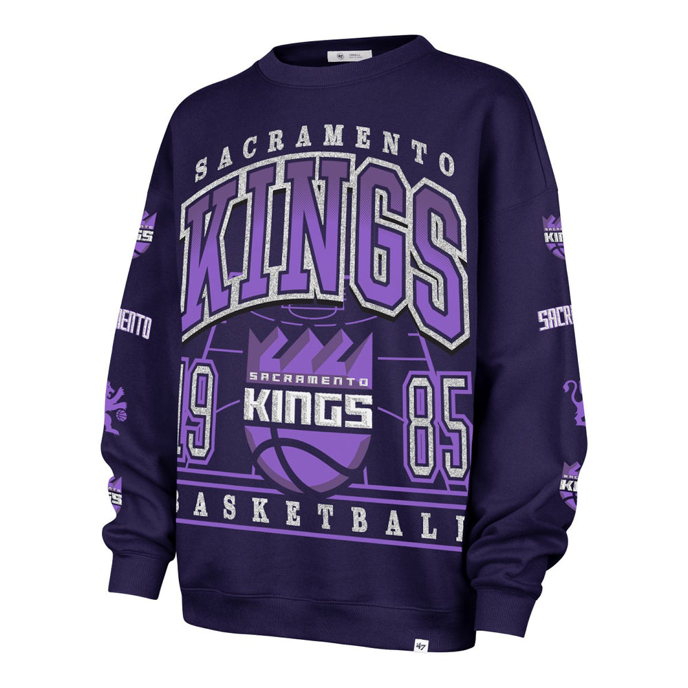 47 brand Sacramento Kings '47 Women's 2025/26 City Edition Go Big Oversized Sweatshirt Purple