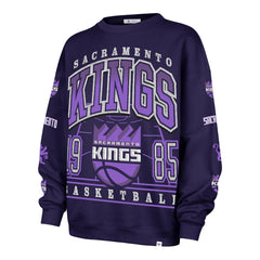 47 brand Sacramento Kings '47 Women's 2025/26 City Edition Go Big Oversized Sweatshirt Purple