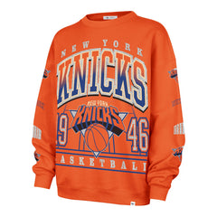 47 brand New York Knicks '47 Women's 2025/26 City Edition Go Big Oversized Sweatshirt Orange