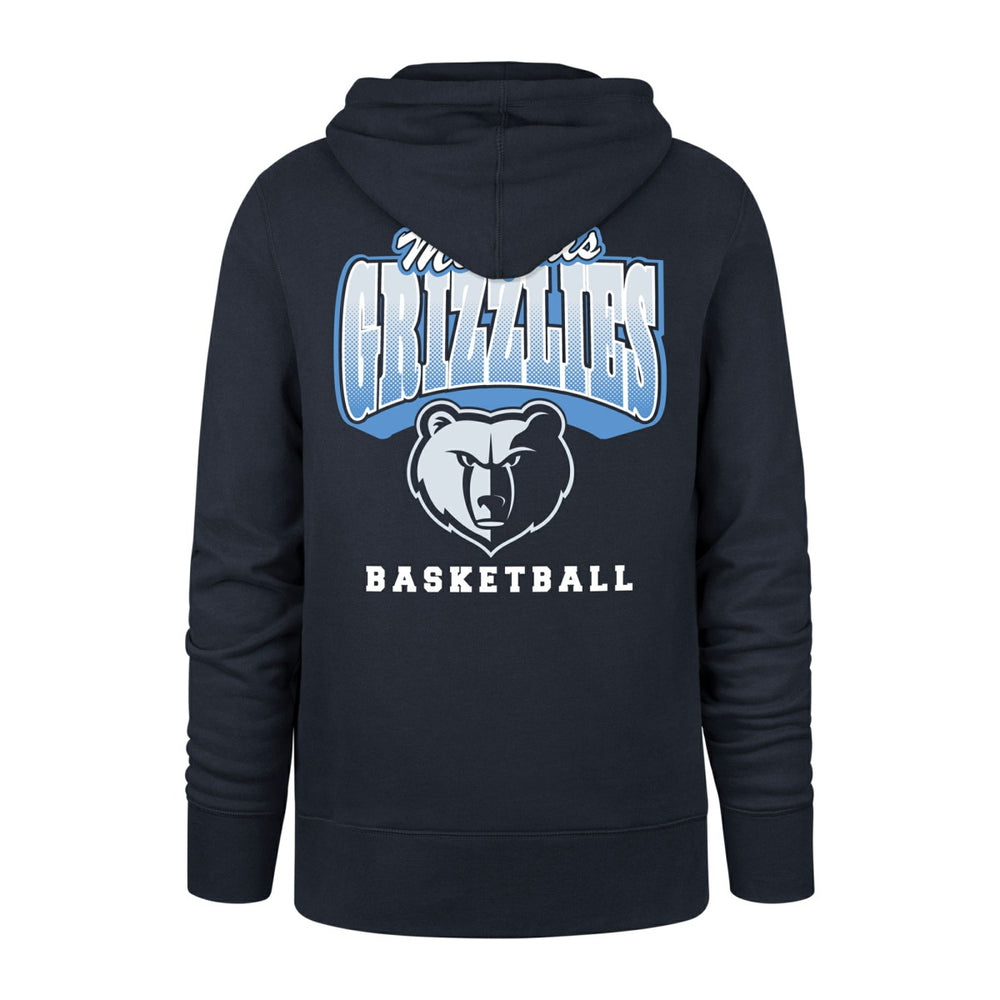 47 brand Memphis Grizzlies '47 2025/26 City Edition Jab Step Headline Hoodie Navy
