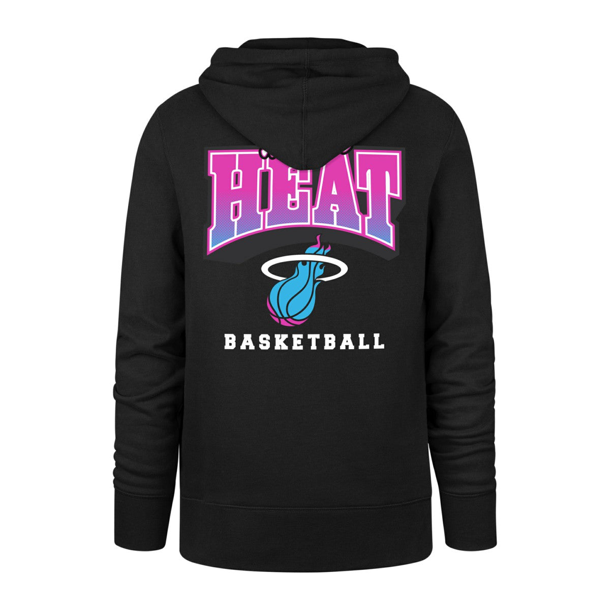47 brand Miami Heat '47 2025/26 City Edition Jab Step Headline Hoodie Black