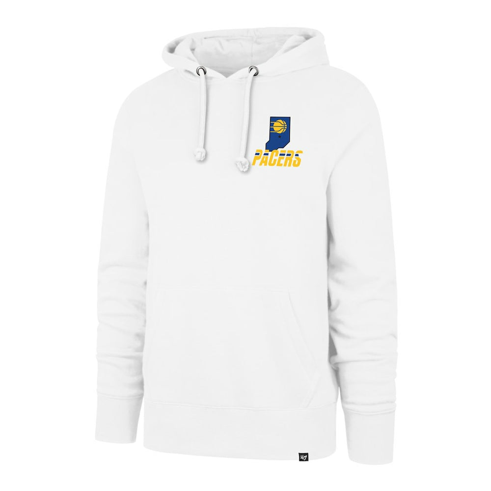 47 brand Indiana Pacers '47 2025/26 City Edition Jab Step Headline Hoodie White