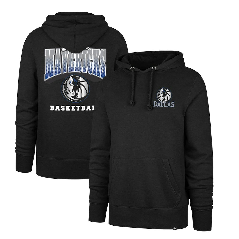 47 brand Dallas Mavericks '47 2025/26 City Edition Jab Step Headline Hoodie Black