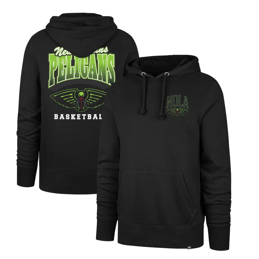 47 brand New Orleans Pelicans '47 2025/26 City Edition Jab Step Headline Hoodie Black