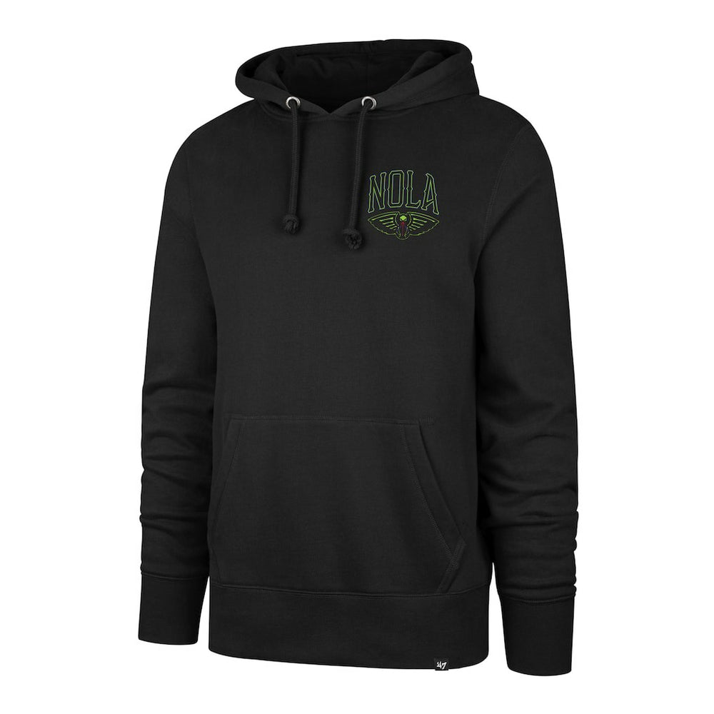 47 brand New Orleans Pelicans '47 2025/26 City Edition Jab Step Headline Hoodie Black