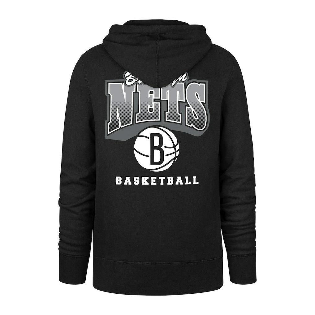 47 brand Brooklyn Nets '47 2025/26 City Edition Jab Step Headline Hoodie Black