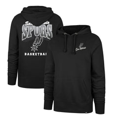 47 brand San Antonio Spurs '47 2025/26 City Edition Jab Step Headline Hoodie Black