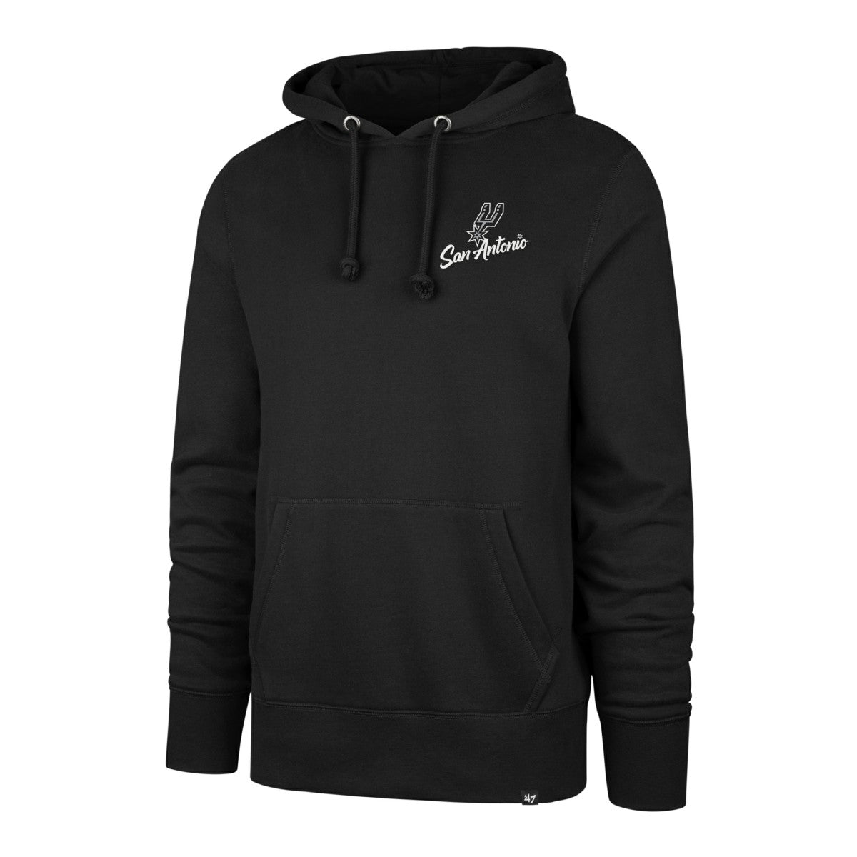 47 brand San Antonio Spurs '47 2025/26 City Edition Jab Step Headline Hoodie Black