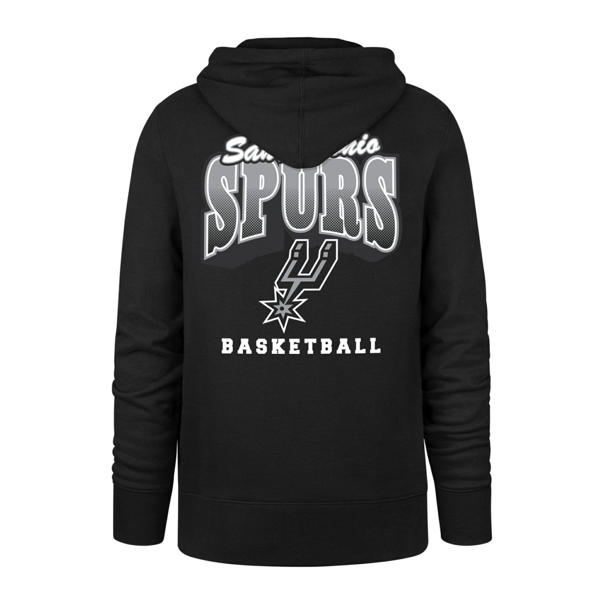 47 brand San Antonio Spurs '47 2025/26 City Edition Jab Step Headline Hoodie Black