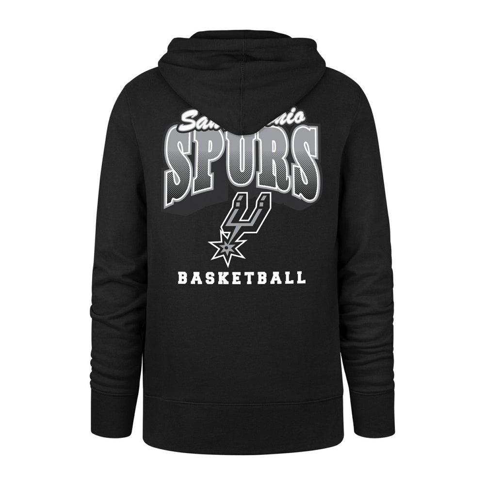 47 brand San Antonio Spurs '47 2025/26 City Edition Jab Step Headline Hoodie Black