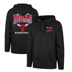 47 brand Chicago Bulls '47 2025/26 City Edition Jab Step Headline Hoodie Black