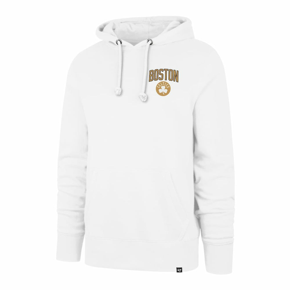 47 brand Boston Celtics '47 2025/26 City Edition Jab Step Headline Hoodie White