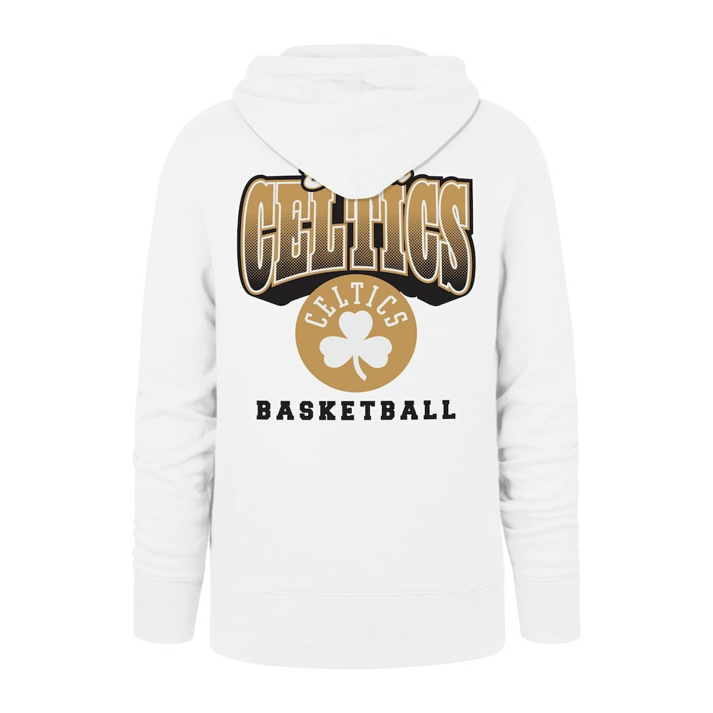 47 brand Boston Celtics '47 2025/26 City Edition Jab Step Headline Hoodie White