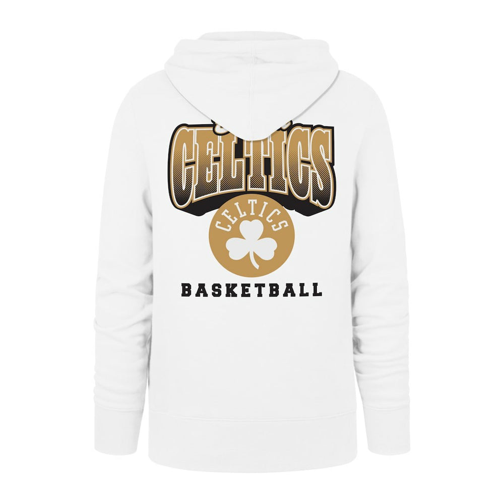 47 brand Boston Celtics '47 2025/26 City Edition Jab Step Headline Hoodie White