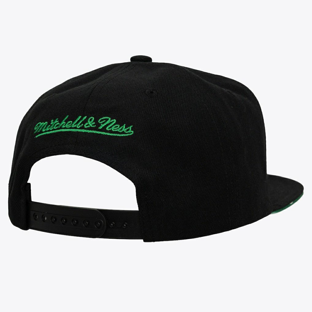 Mitchell & Ness Boston Celtics Color Pop Snapback Hat Kelly Green/Black