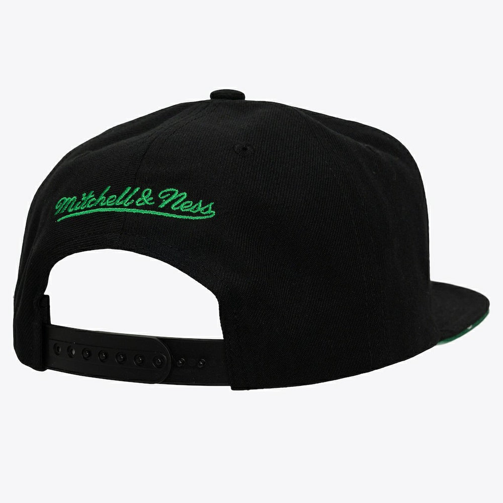 Mitchell & Ness Boston Celtics Color Pop Snapback Hat Kelly Green/Black