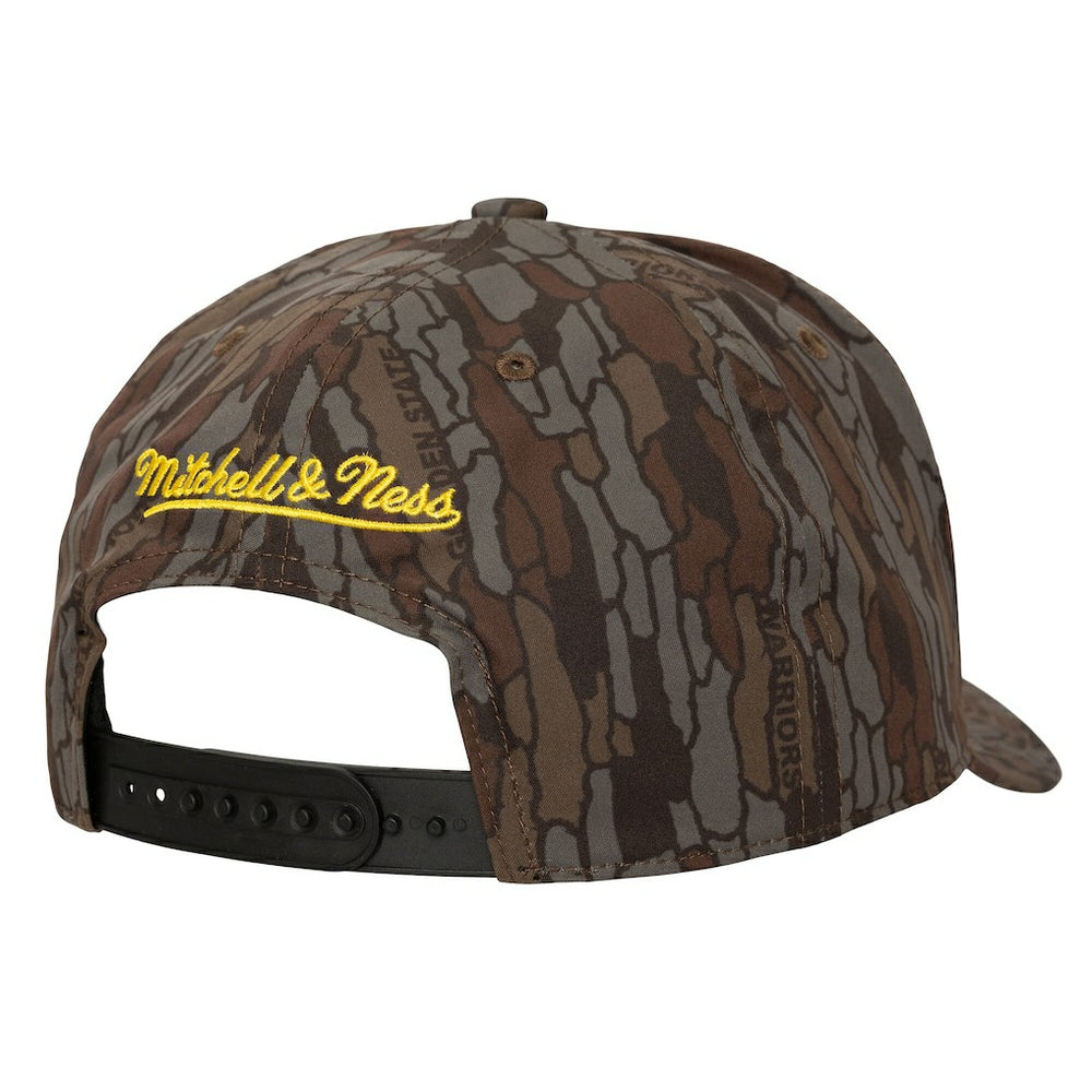 Mitchell & Ness Golden State Warriors Hidden Pro-Crown Adjustable Hat Camo
