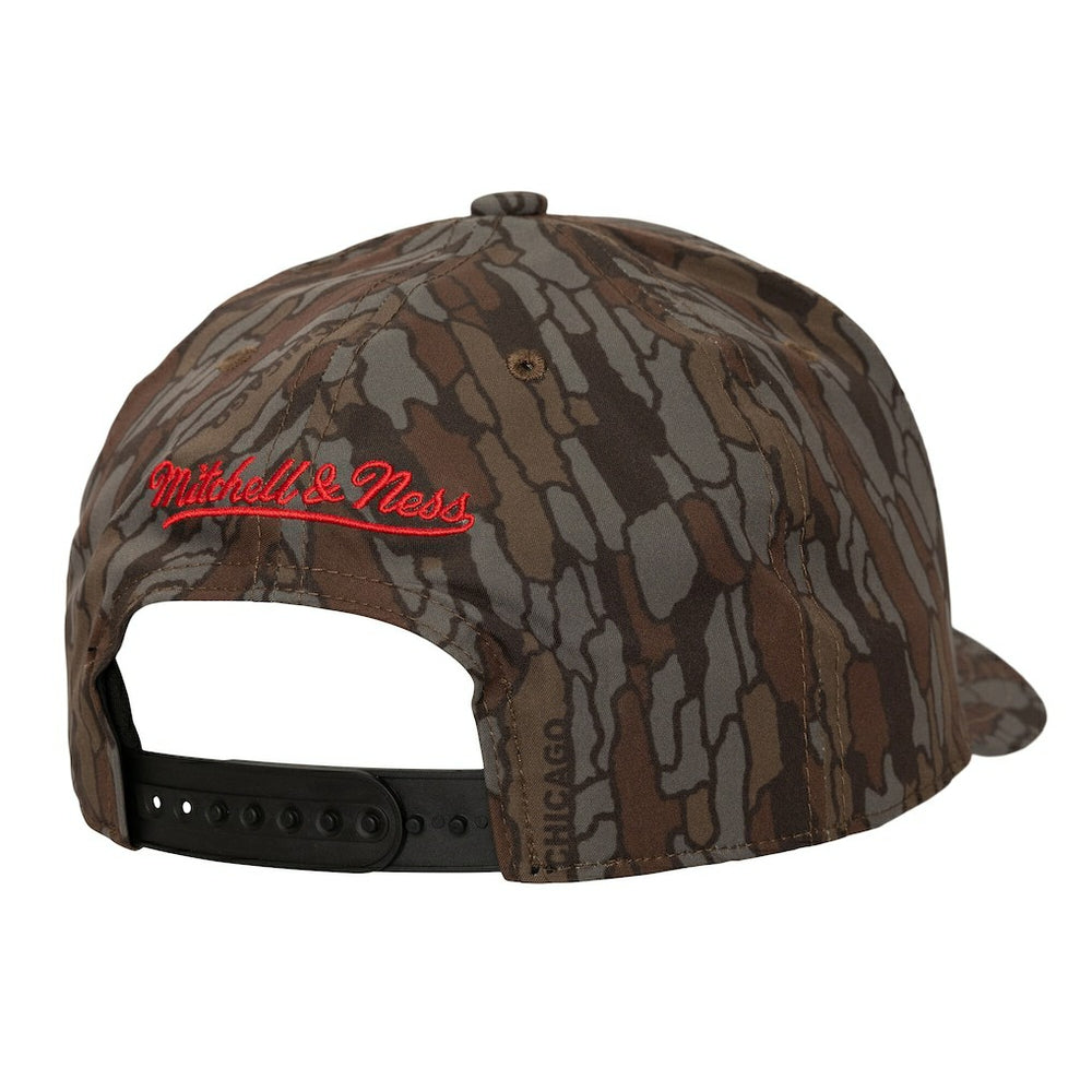Mitchell & Ness Chicago Bulls Hidden Pro-Crown Adjustable Hat Camo