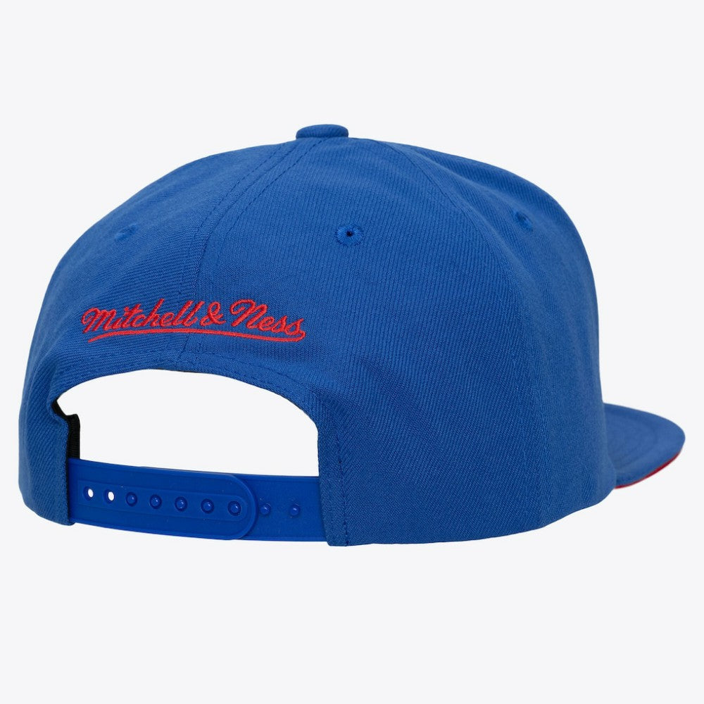 New York Rangers Mitchell & Ness Color Pop Snapback Hat - Red/Blue | NHL on sale