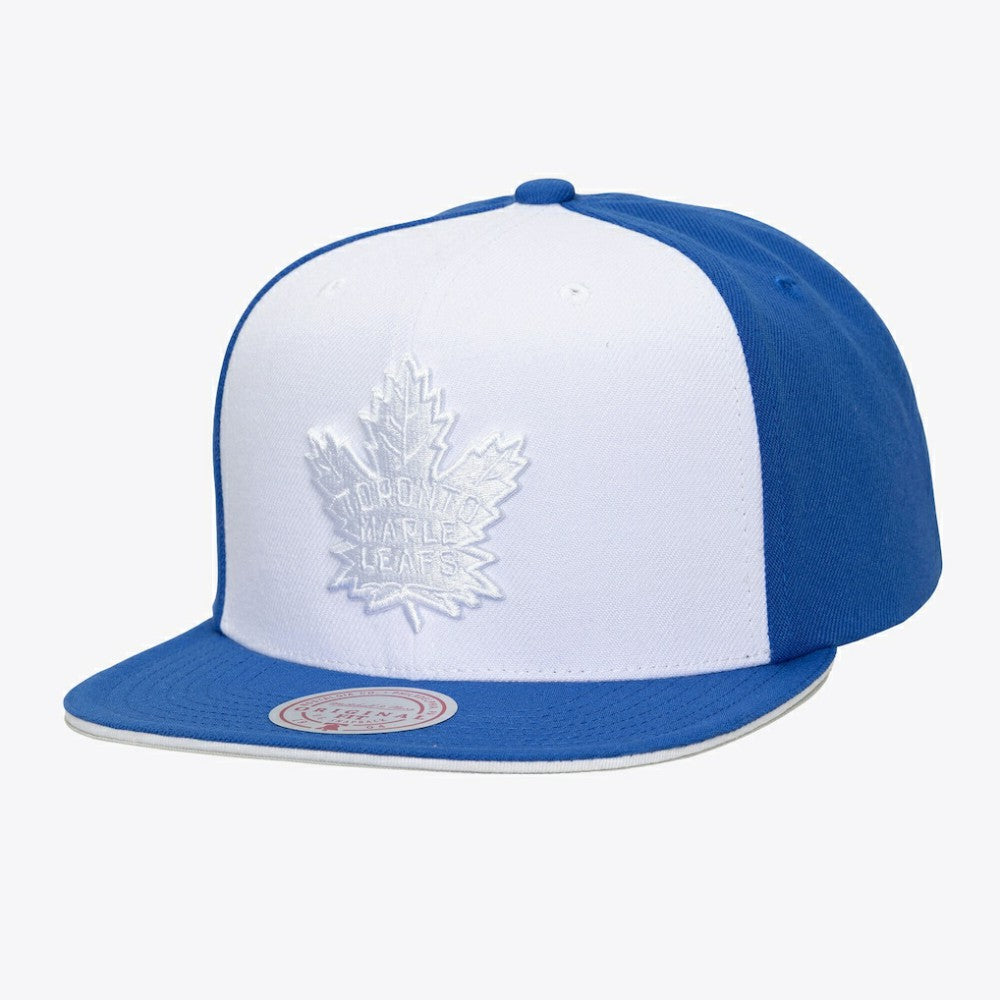Toronto Maple Leafs Mitchell & Ness Color Pop Snapback Hat - White/Blue | NHL on sale
