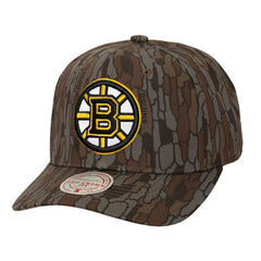 Boston Bruins Mitchell & Ness Hidden Camo Pro Crown Adjustable Hat - Camo | NHL discount