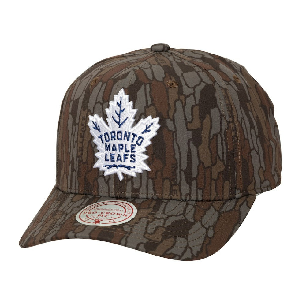Toronto Maple Leafs Mitchell & Ness Hidden Camo Pro Crown Adjustable Hat - Camo | NHL discount
