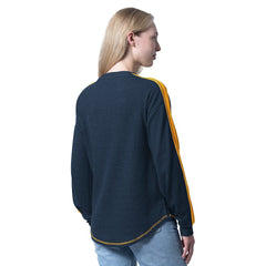 Indiana Pacers G-III 4Her by Carl Banks Women's Advantage Tri-Blend Long Sleeve T-Shirt Navy