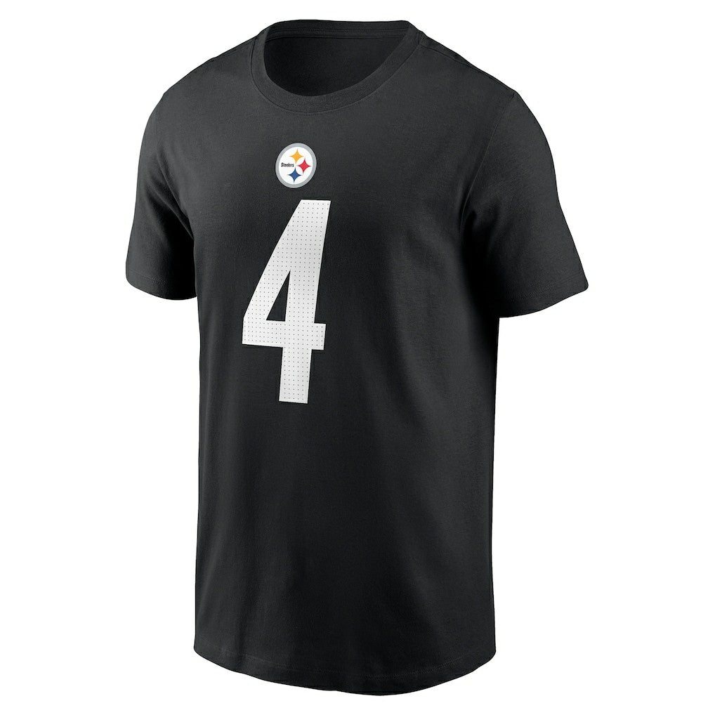 DK Metcalf Pittsburgh Steelers Name & Number T-Shirt - Black - Nike