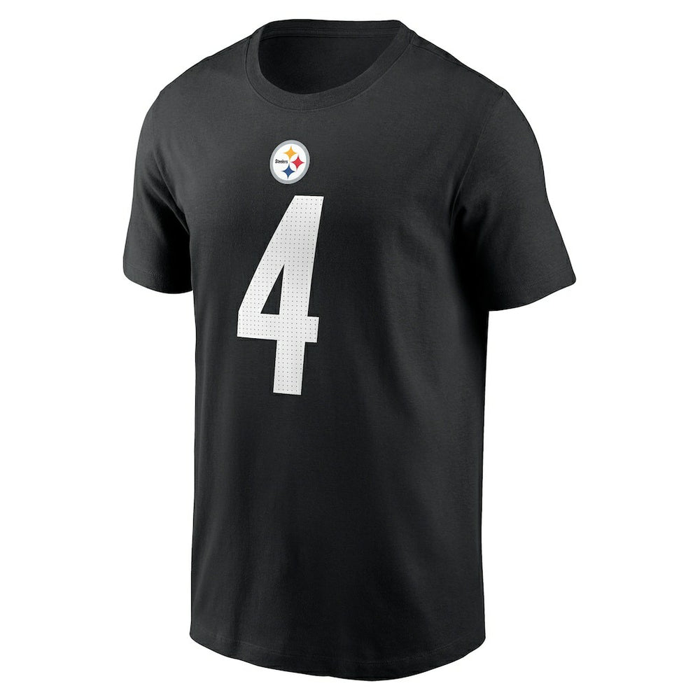 DK Metcalf Pittsburgh Steelers Name & Number T-Shirt - Black - Nike