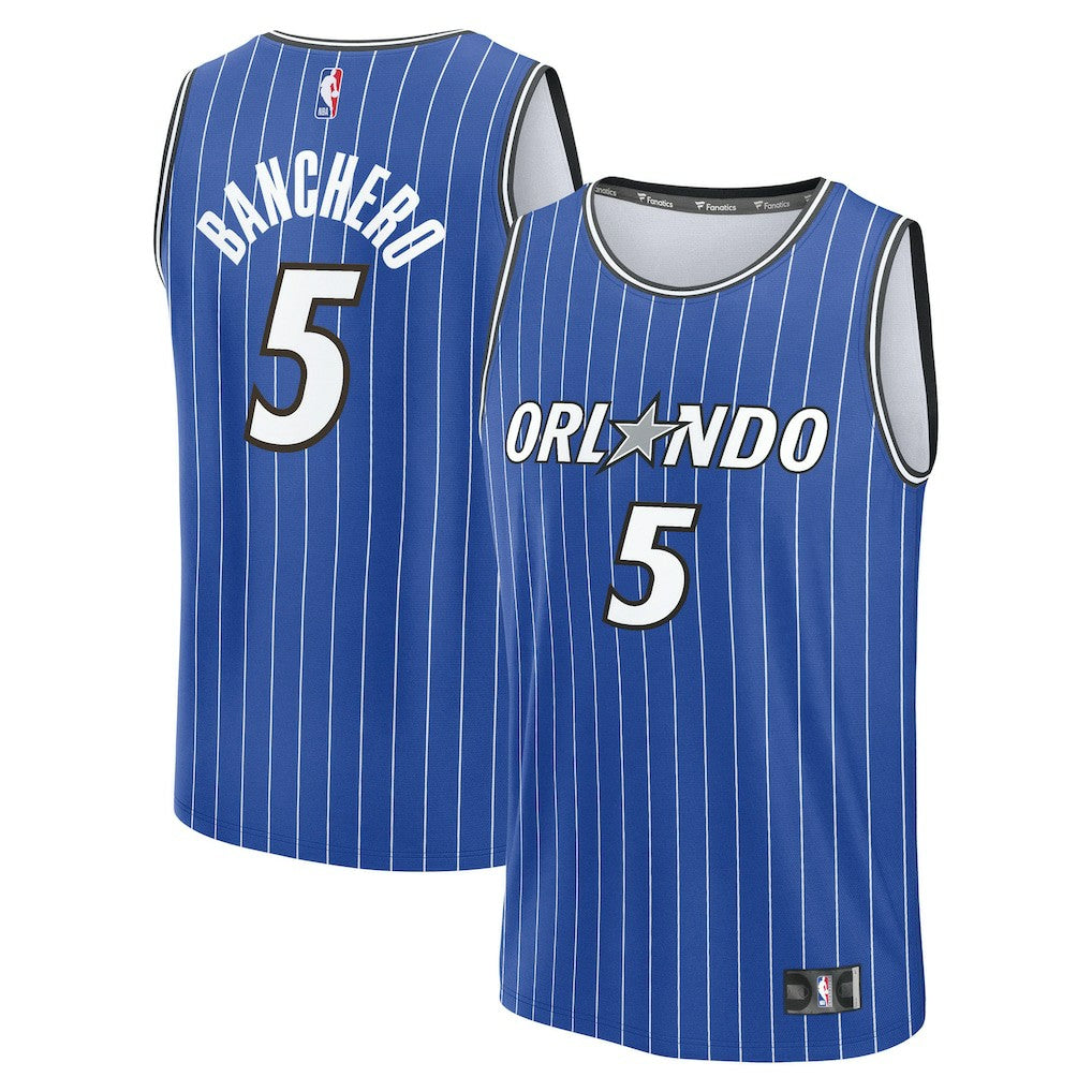 Fanatics Paolo Banchero Orlando Magic Youth Fast Break Replica Player Jersey Icon Edition Blue