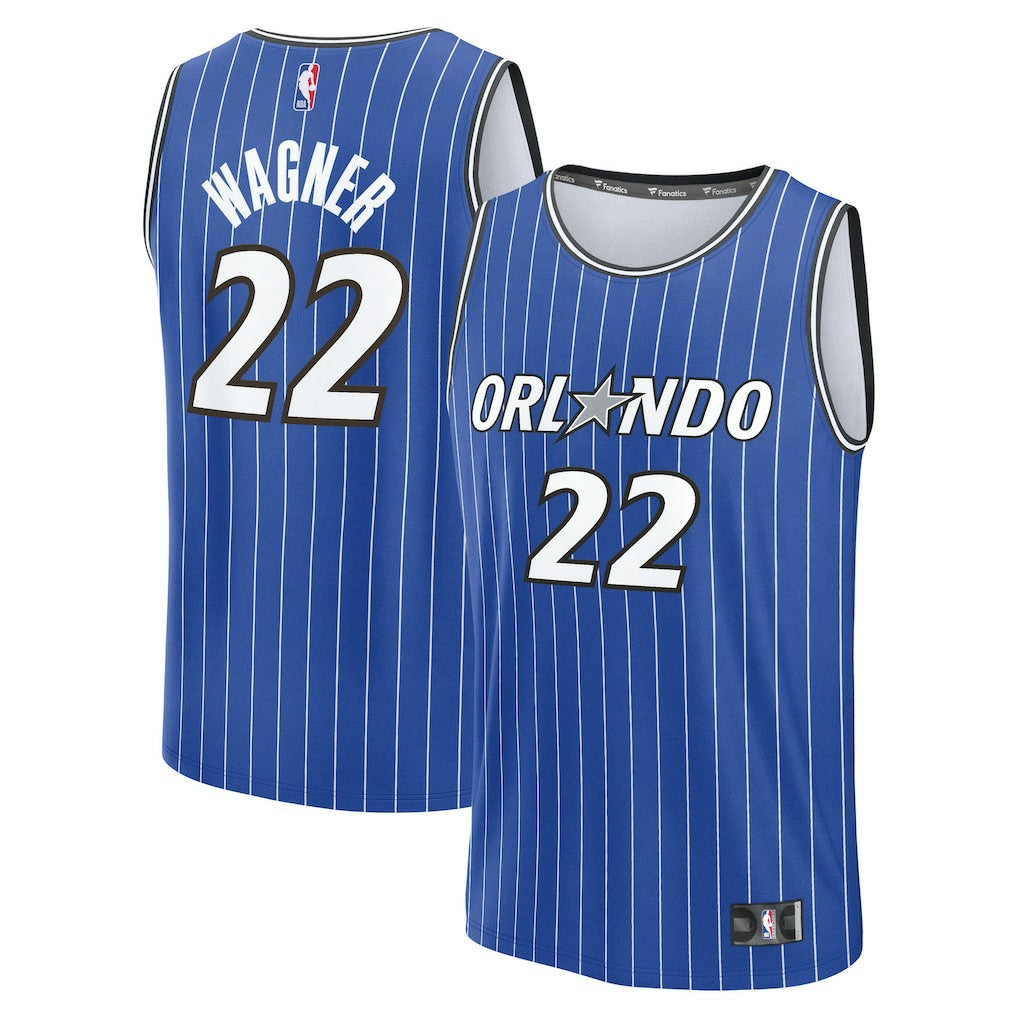 Fanatics Franz Wagner Orlando Magic Fast Break Replica Player Jersey Icon Edition Blue