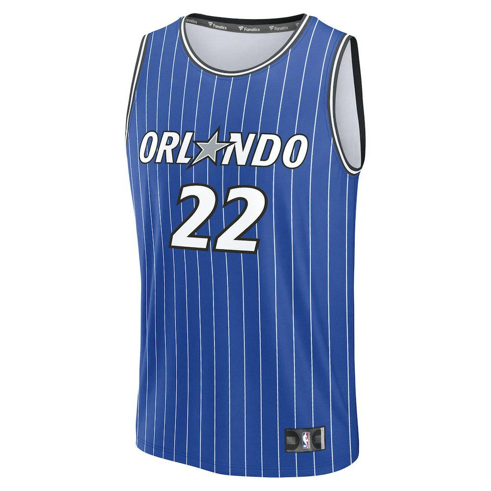 Fanatics Franz Wagner Orlando Magic Youth Fast Break Replica Player Jersey Icon Edition Blue